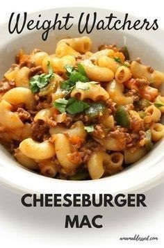 Weight Watchers Slow Cooker Cheeseburger Casserole