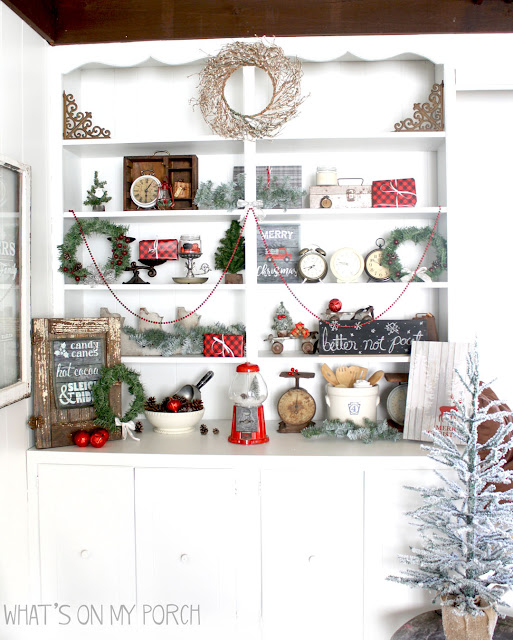 My Porch Prints Decorate A Christmas Bookshelf