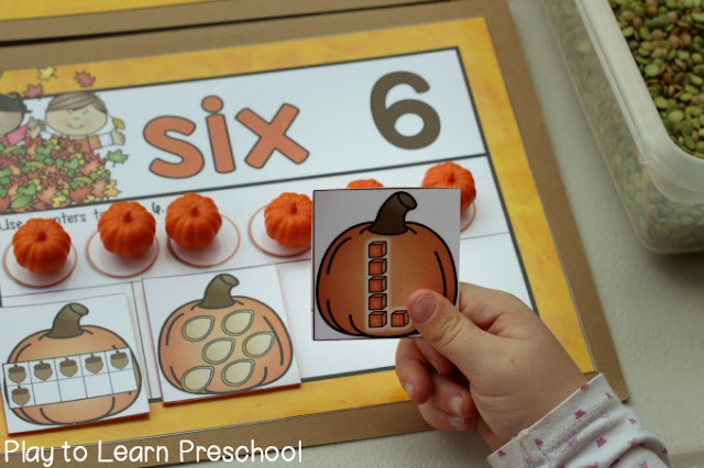 Pumpkin Counting Mats