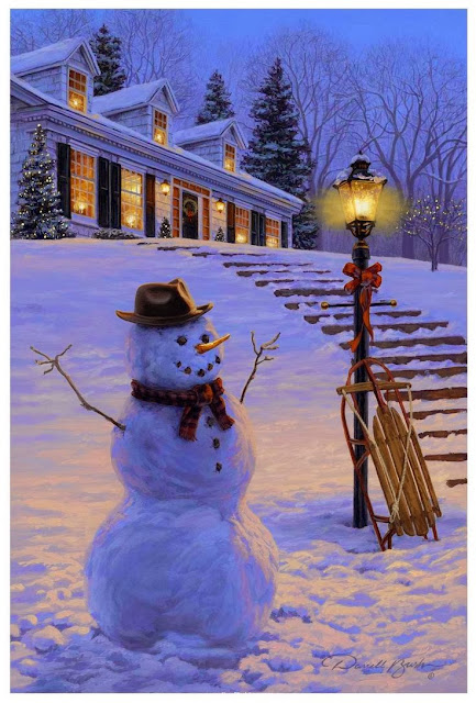 Desktop Backgrounds 4U: Snowmen