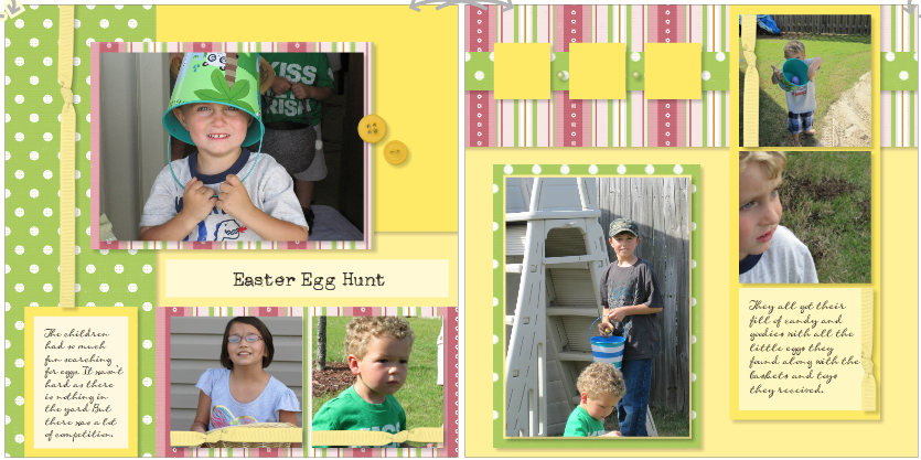 She's a Sassy Lady: Easter Egg Hunt Layout