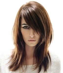 Long Layered Hairstyles with Side Bangs