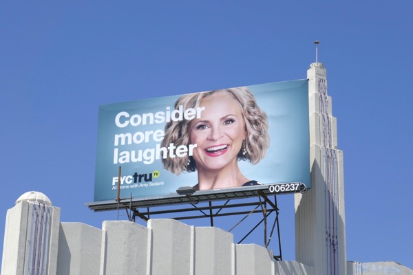Consider more laughter Amy Sedaris Emmy FYC billboard Beverly Boulevard Consider more laughter Amy Sedaris Emmy FYC billboard