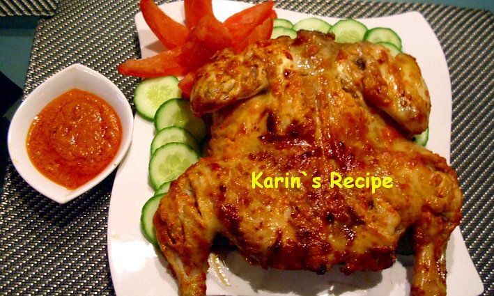 Karin's Recipe: Ayam Bakar Taliwang (Lombok Style Spicy Grilled Chicken)