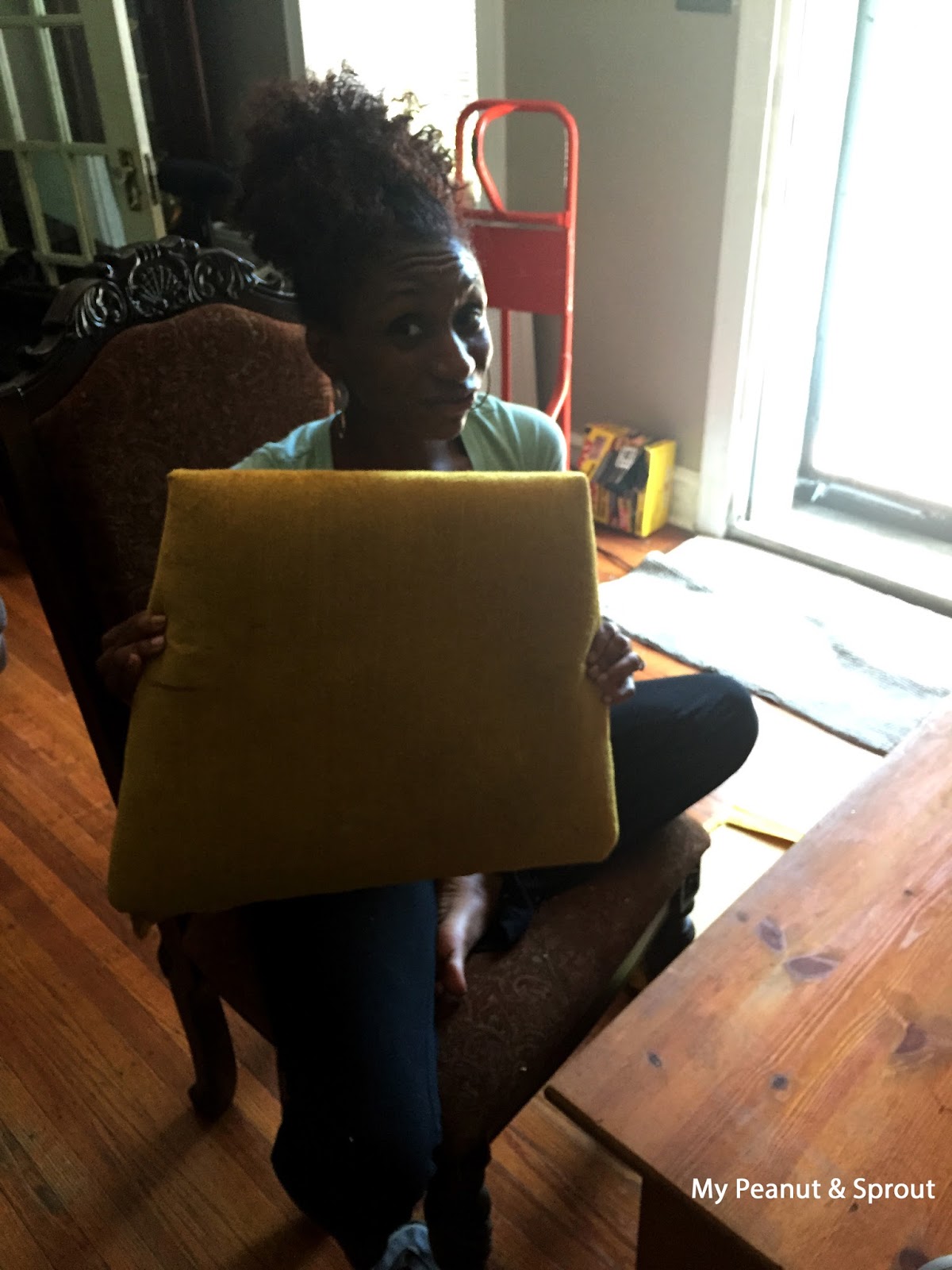 Giving An Old Chair New Life Peanut & Sprout