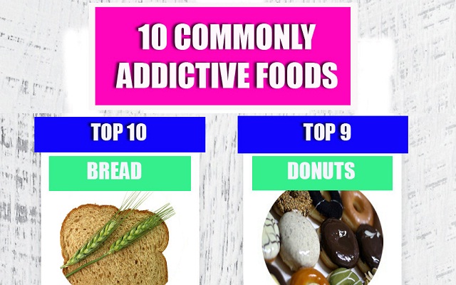 Image: 10 Commonly Addictive Foods #infographic
