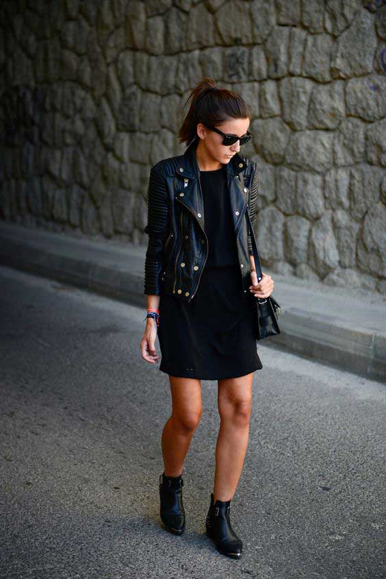 10 FAB Ways To Style a Leather Jacket This Winter