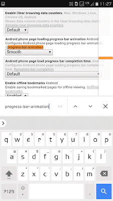 Customize Progress Bar Animation on Chrome for Android