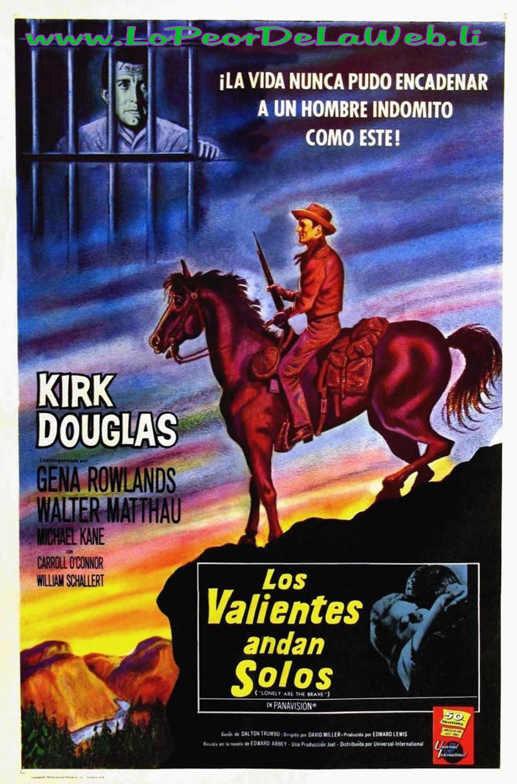 Los Valientes Andan Solos (Western / 1962 / Kirk Douglas)