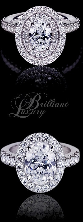 Brilliant Luxury * Canturi Renaissance Oval Diamond Engagement Rings