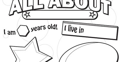 DIBUJOS PARA DOCENTES: ALL ABOUT ME