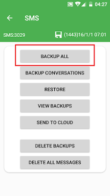 Cara Backup SMS dan Kontak di HP Android