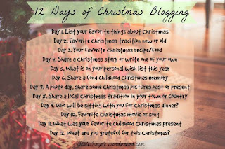12 Days of Christmas Blogging