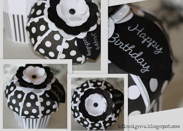 3D Paper Cupcake Treat Boxes | SVGCuts by ilovedoingallthingscrafty.com