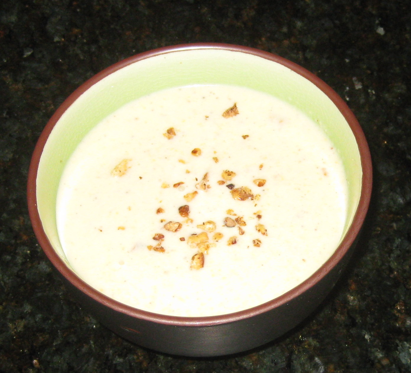 Sunday Soups Chilled Corn and Nutmeg Soup