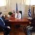 Συνάντηση του Αντιπεριφερειάρχη Κυκλάδων Γιώργου Λεονταρίτη με τον Πρόεδρο του Τμήματος Μηχανικών Σχεδίασης Προϊόντων και Συστημάτων του Πανεπιστημίου Αιγαίου.