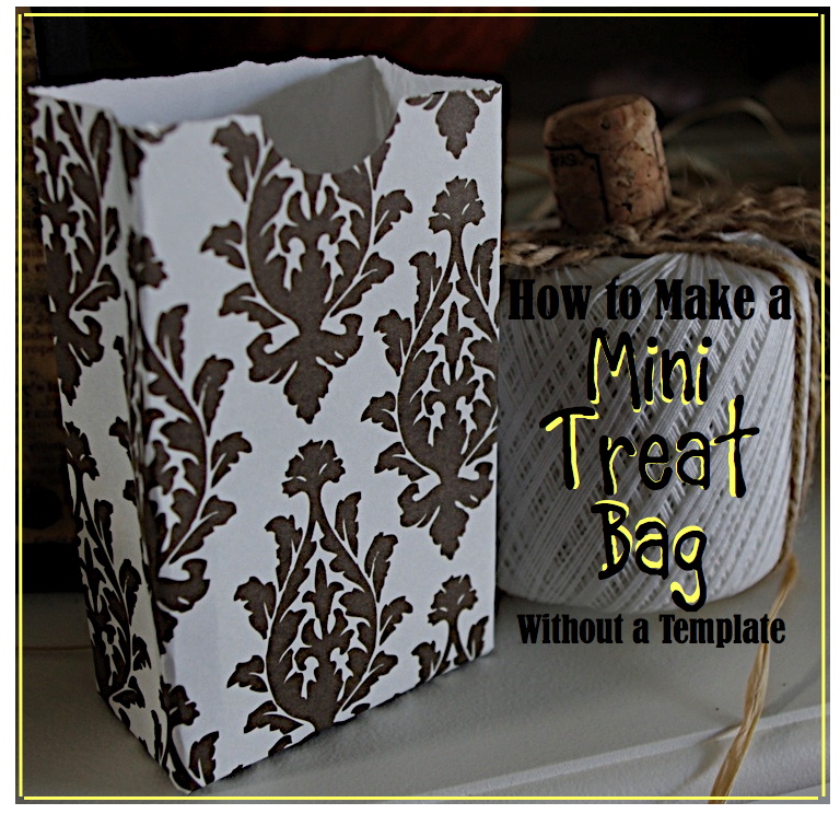 Creative "Try"als Mini Treat Bag Tutorial No Need for a Template
