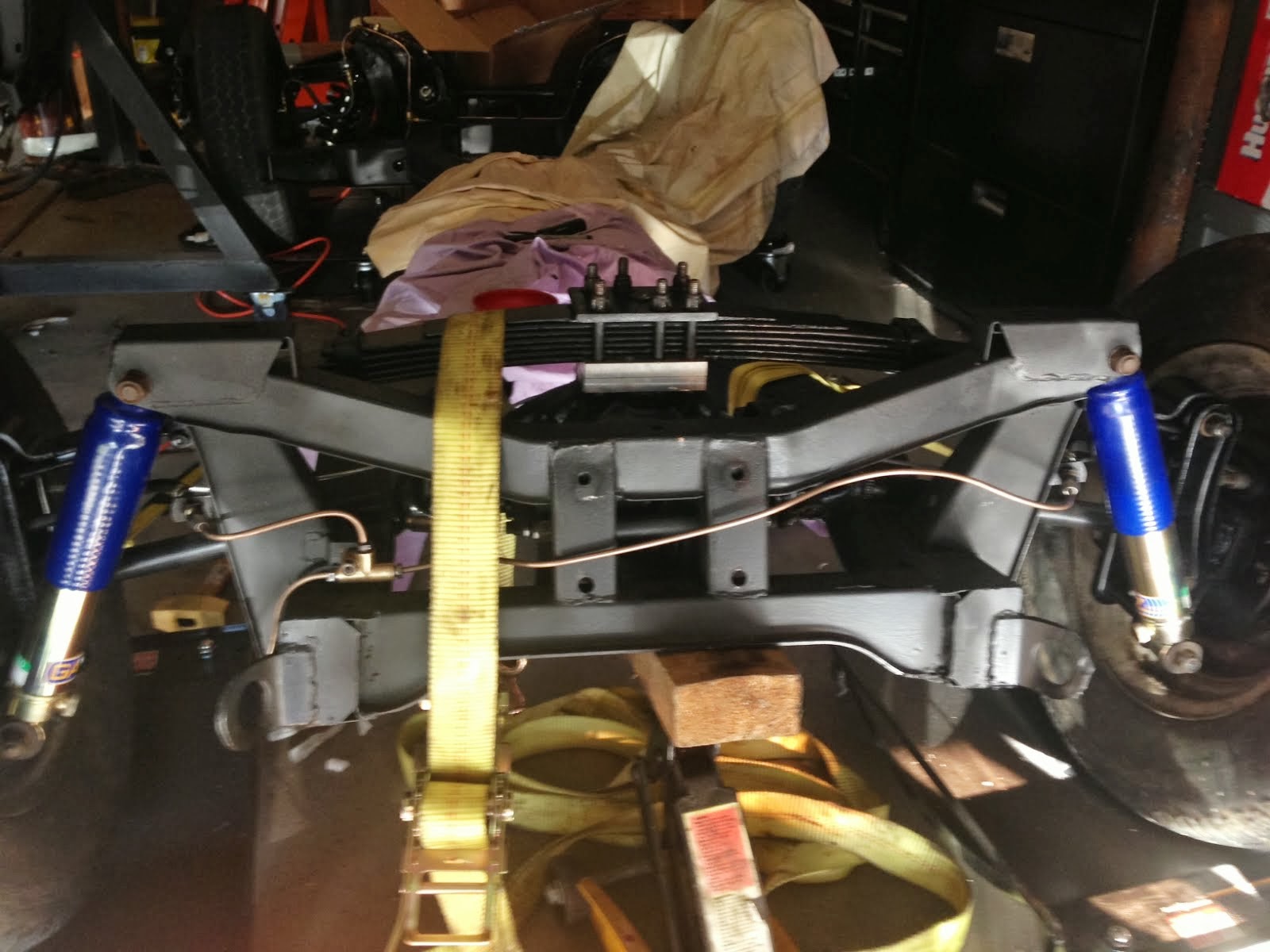 1967 Mk3 Spitfire Restoration Spitfire rear leaf spring spacer