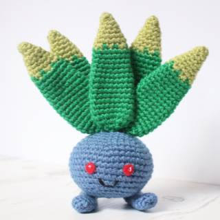 PATRON GRATIS ODDISH POKEMON AMIGURUMI 30163