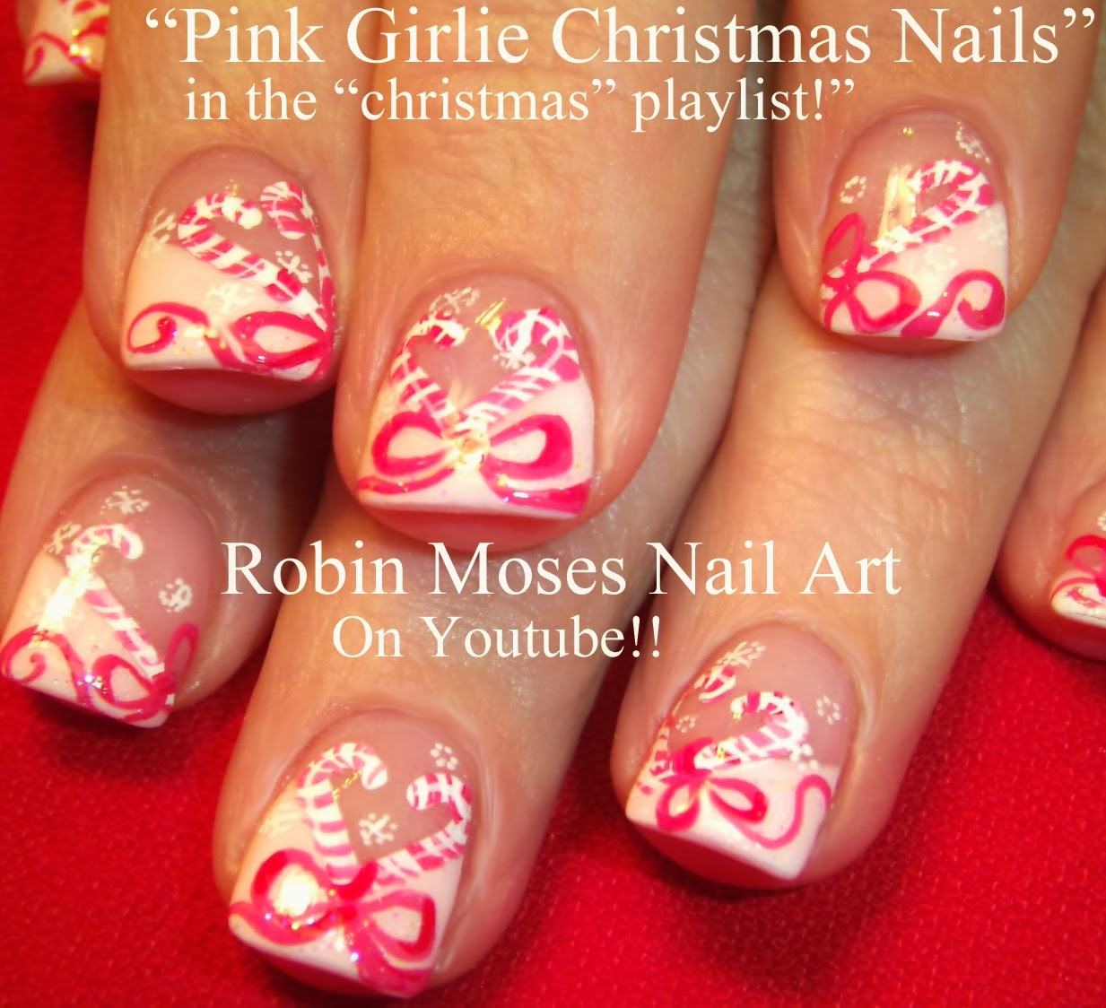 Nail Art by Robin Moses "nail art christmas" "christmas corset
