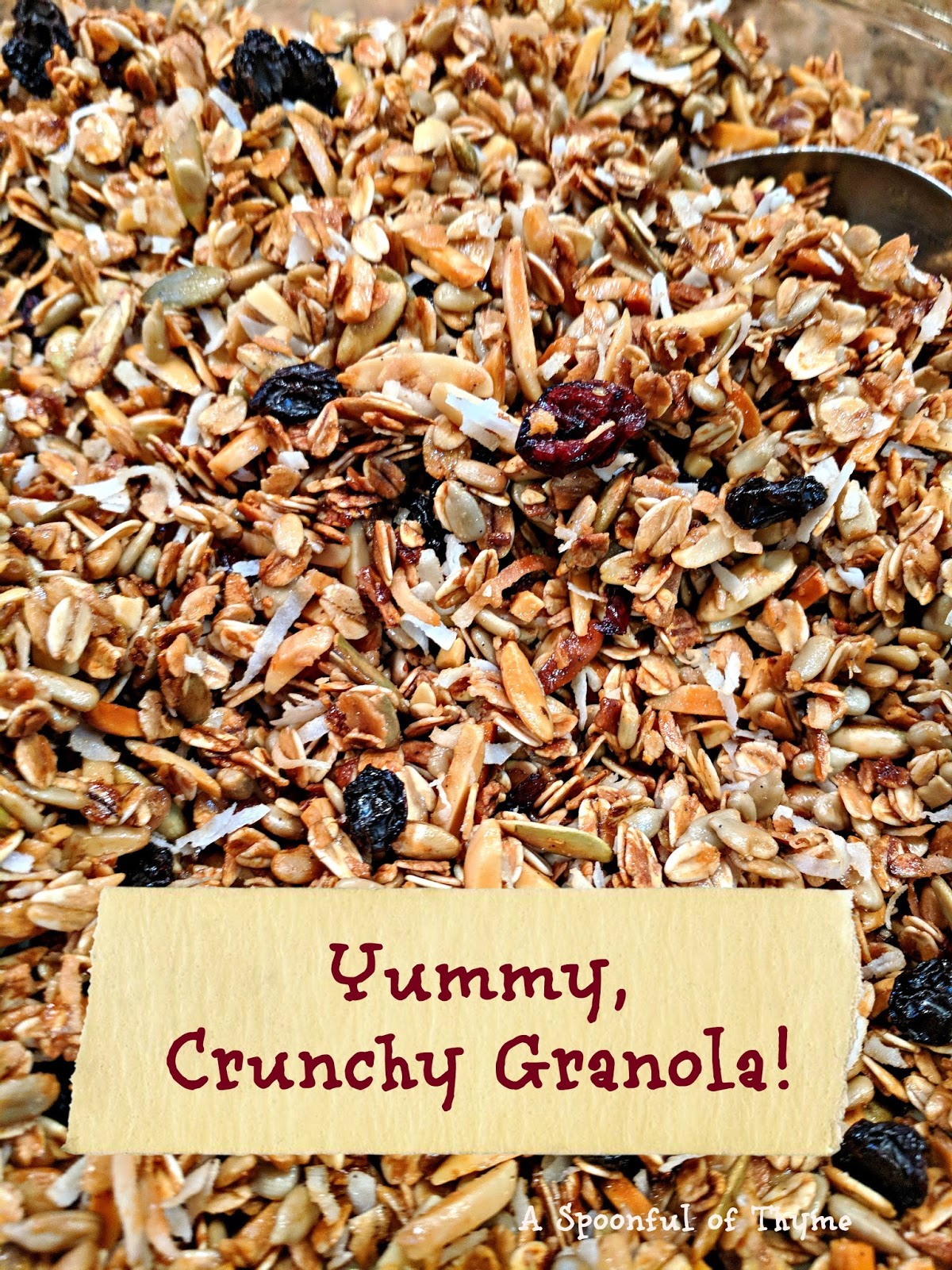 Yummy, Crunchy Granola Foodie Extravaganza