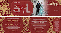 Undangan pernikahan merah maroon Undangan pernikahan merah maroon