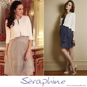 Princess Sofia Hellqvist of Sweden wore Seraphine maternity Dress and Coat