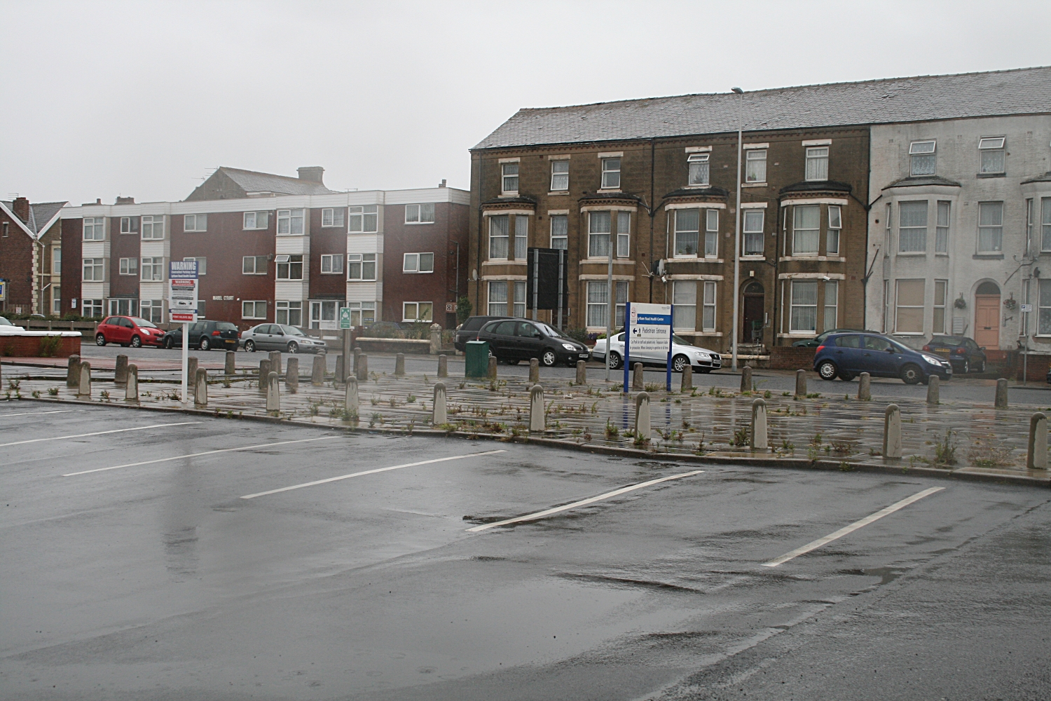 Roads and artifacts Lytham Road Health Centre