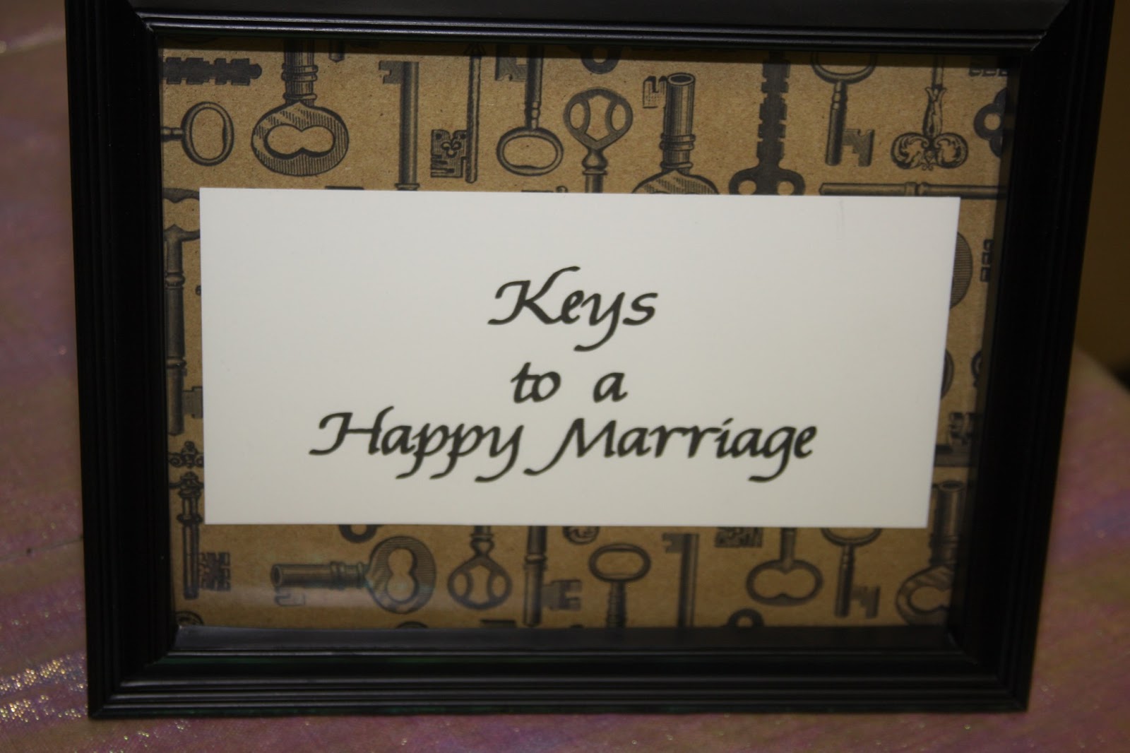 Lyndi's Projects Keys to a Happy Marriage