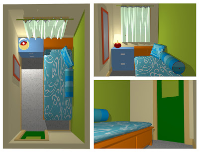 desain kamar  tidur  ukuran  kecil  Desain Rumah Rumah 
