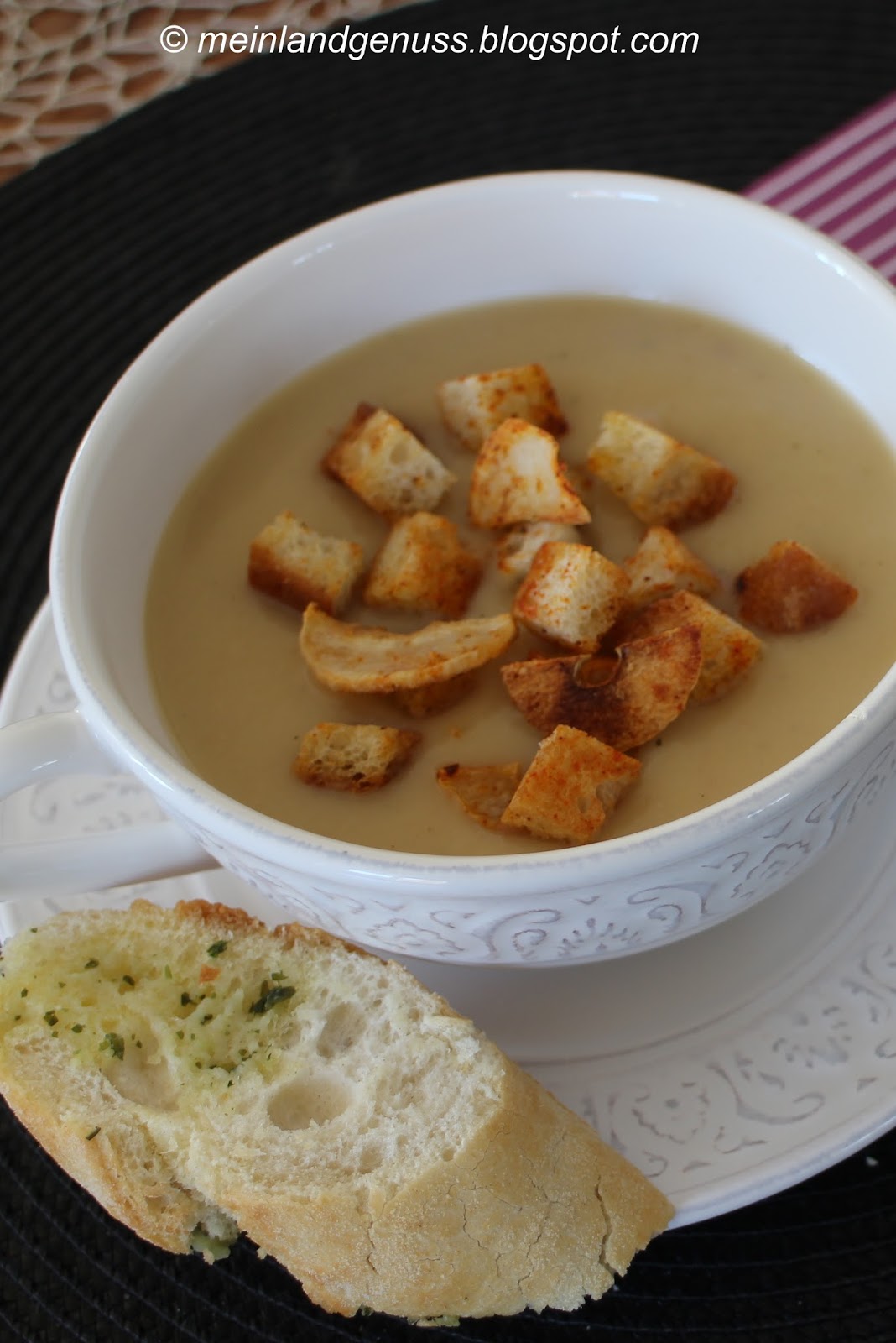 mein Land und Gartengenuss : Pastinakensuppe