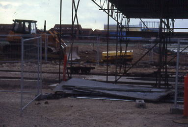 Construction narrow gauge by Haslar Bridge