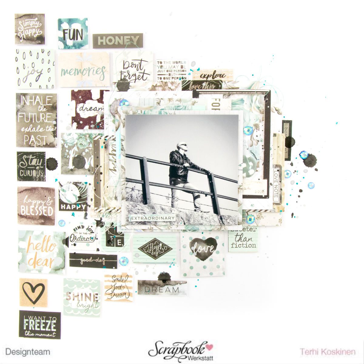 Scrapbook Werkstatt Extraordinary Terhi Koskinen