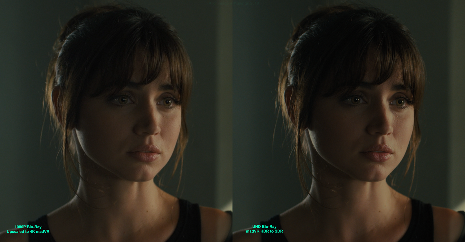 Here's Ms. Ana de Armas, the character Joi in the movie. 