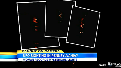 UFO Caught on Camera in Pennsylvania, as Reported on Good Morning America