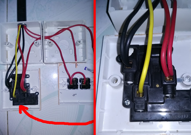 Kabel stop kontak terpasang Memasang stop kontak instalasi listrik