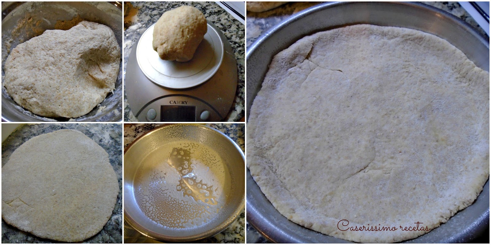 Masa pizza integral sin levadura receta