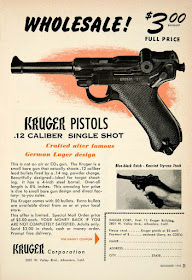 Vintage Kruger Pistol Ad