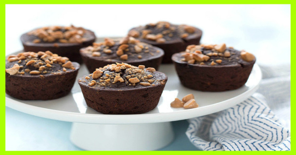 weight watchers points Mini Flourless PB Chocolate Cakes SmartPoints® value 3*
