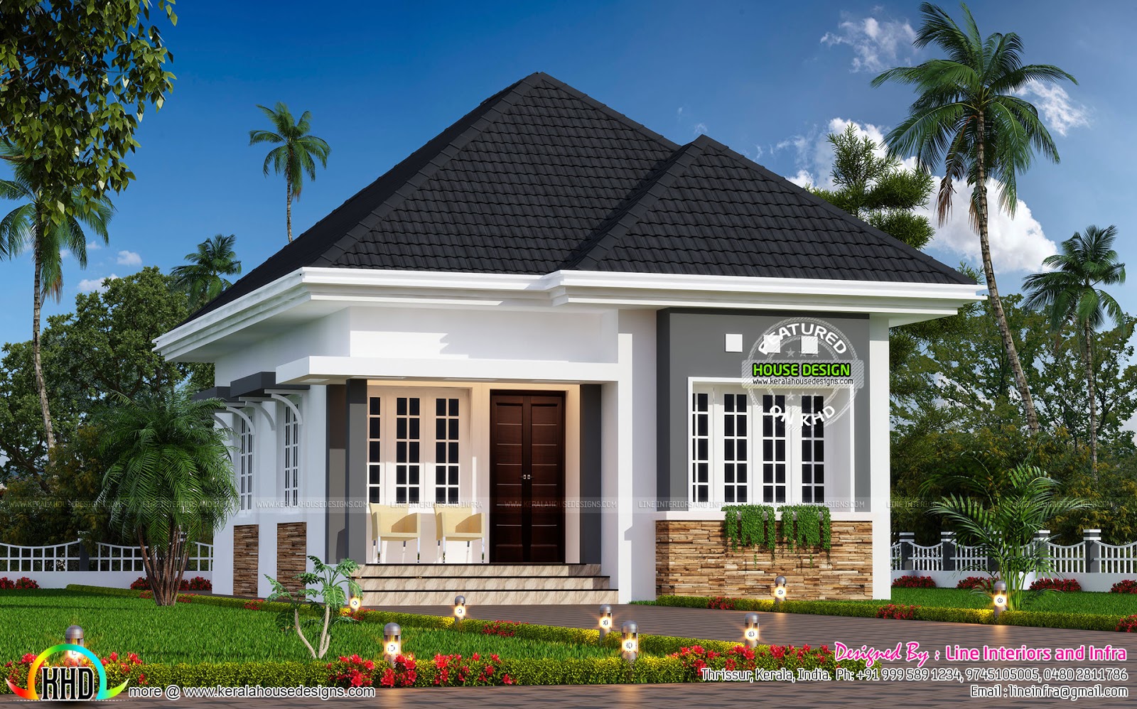 Cute Little Small House Plan Kerala Home Design And Floor Plans 9K Cute Little Small House Plan Kerala Home Design And Floor Plans 9K