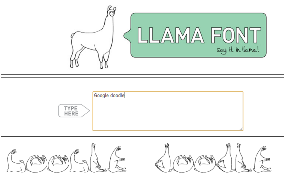 Llamafont.com