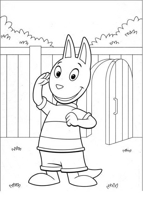 Austin Backyardigans coloring | COLOR AREA
