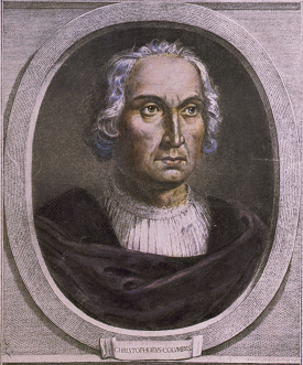 Almirante CRISTÓBAL COLÓN (1451-†1506) DESCUBRIÓ AMÉRICA (12/10/1492) Isla de Guanahani (Bahamas)