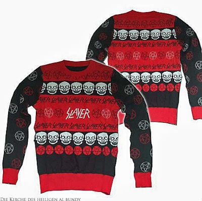 Heavy Metal Weihnachtspullover Mann Slayer lustig Heavy Metal Weihnachtspullover Mann Slayer lustig