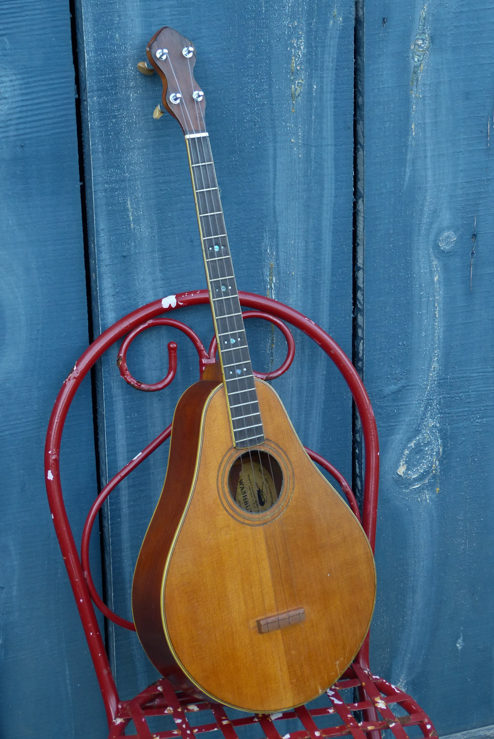 c.1925 Washburn Style 5265 Tenor Guitar/Baritone Uke Conversion