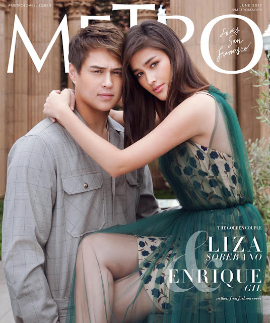 Liza Soberano and Enrique Gil Metro June 2017 Liza Soberano and Enrique Gil Metro June 2017