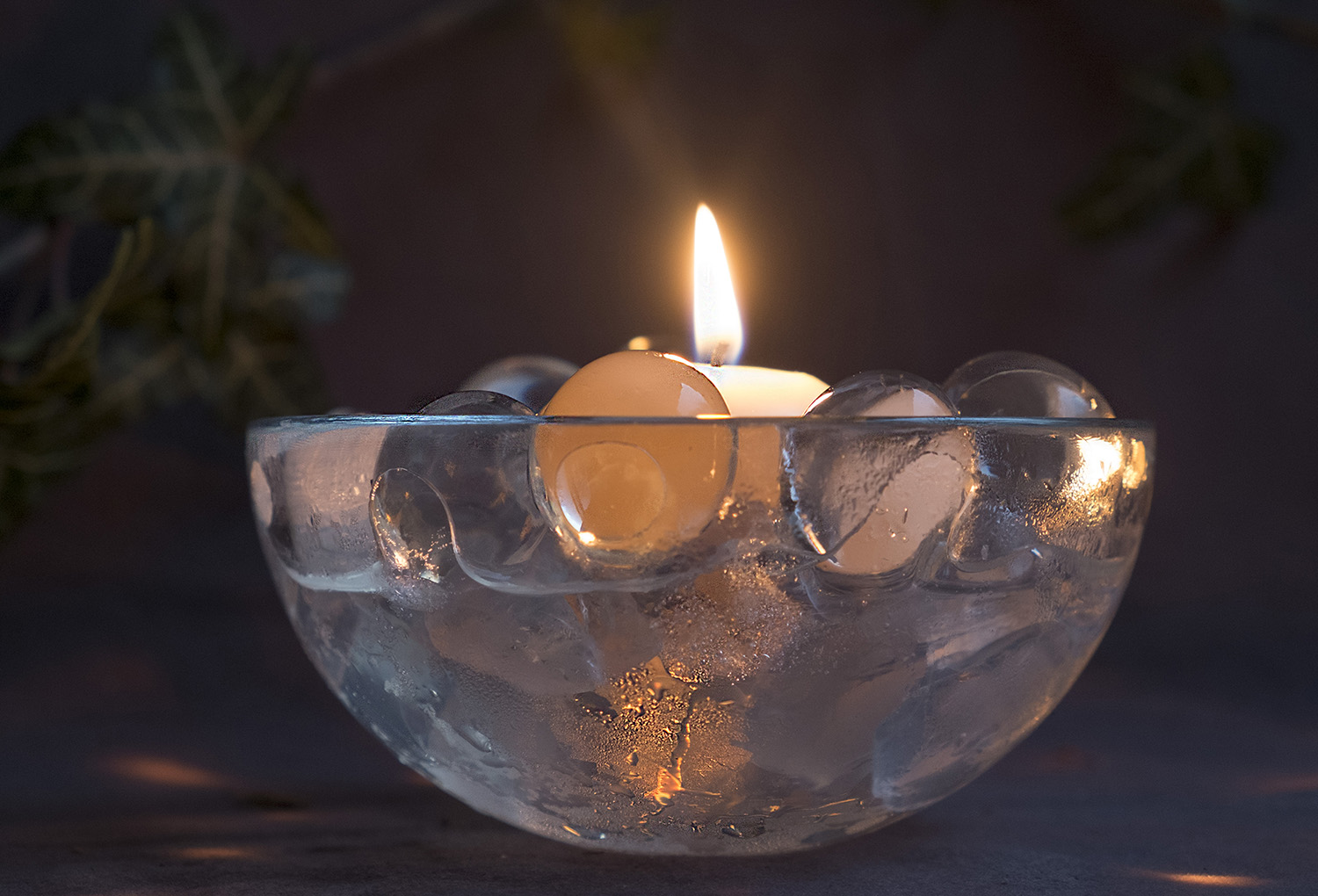 heuvel Getuigen Avondeten Letters met mos en kaarsen met ijs als decoratie - Diy decoratie – ElsaRblog