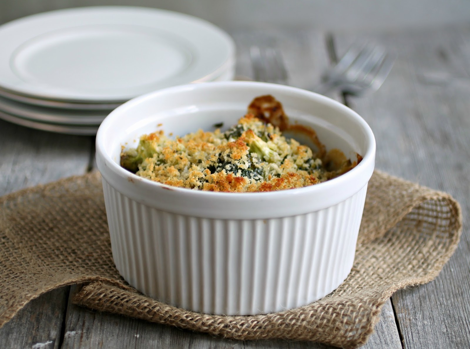 Hungry Couple: Light Broccoli Gratin