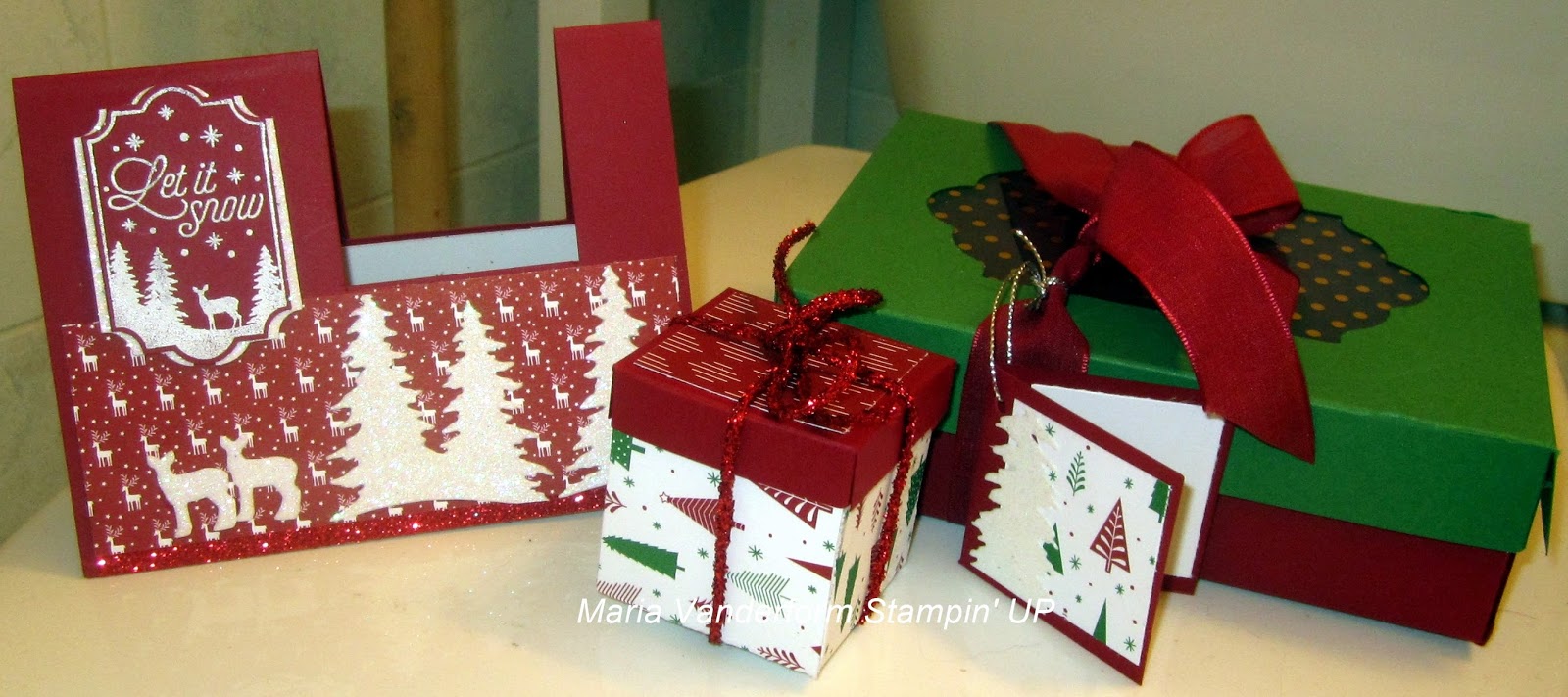 Crafty Maria's Stamping World Box for Card in a Box a Tutorial