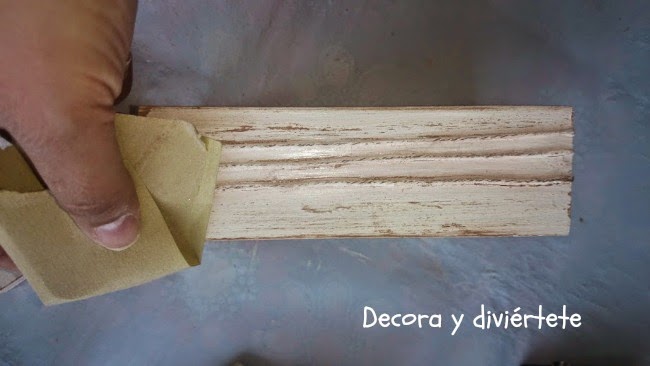 caja vintage , DIY, manualidad , decorar caja madera , pintura , crochet, ganchillo